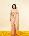 Coral Pink Buta Motif Saree